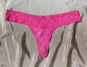 Lace Thong Panty - Pink