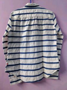 Levi's Blue Striped Button-Down Shirt