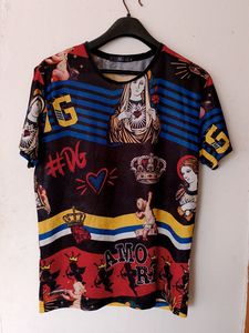 Print Black T-shirt Impoind