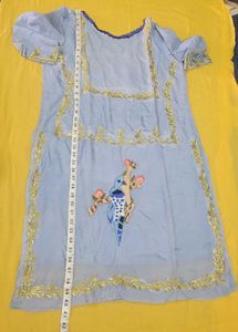 Light Blue Kurta Set with Dupatta