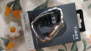 Timex Smart Watch Gold and Silver
