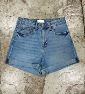 Light Wash Denim Shorts