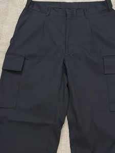 Black Cargo Pants adjustable width
