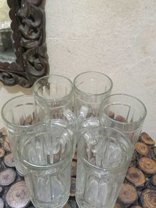 Set of 6 Glass Mugs