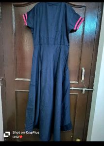 Navy Blue Gawn Kurti