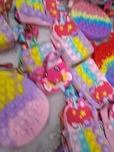 Unicorn Pop-It Coin Purses (Set of)