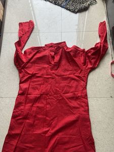 Red Kurta - Ethnic Style