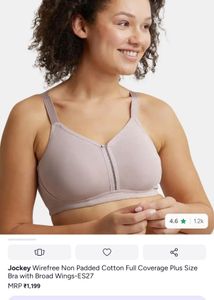 Jockey Wirefree Cotton Full Coverage Bra