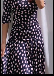 Polka Dot Midi Dress