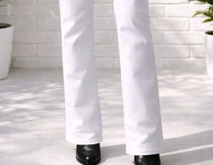 Classic White Bootcut Jeans