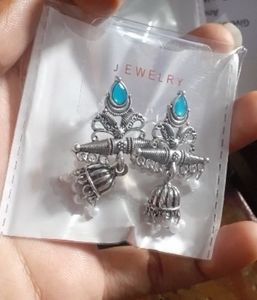 Pack of 4 Multicolor Oxidized Earrings
