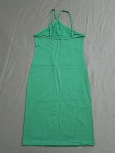 H&amp;M Green Cotton Dress