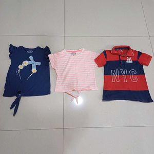 Buy set of 3 Branded tops, Get 1 Free (UCB brand)