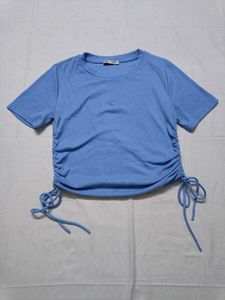 zARA Drawstring Top