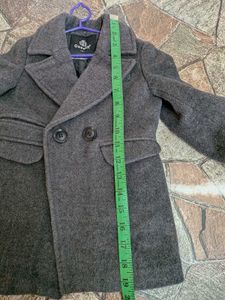 Unisex Stylish Grey Peacoat
