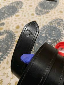 Classic Black Leather Belt