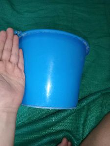 new Durable Blue Bucket and White Mug Set