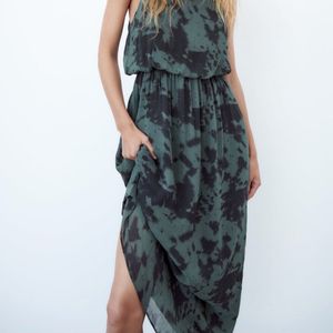Zara Limited Festive Collection Beaded Strap Dress