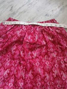 Floral Print Mini Skirt