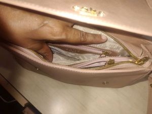 Eske Solid Satchel Handbag..