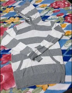 Striped Hoodie Sweatshirt