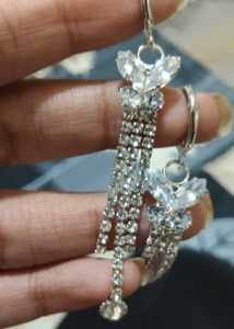 Sparkling Crystal Dangle Earrings