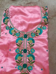 Pink Embroidered Kurta Set