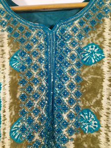 Multi Color Printed Kurta Set (Women's)