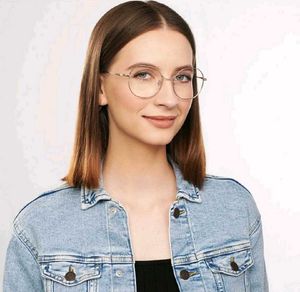 Lenskart John Jacobs Online Gold Full Rim Geometri
