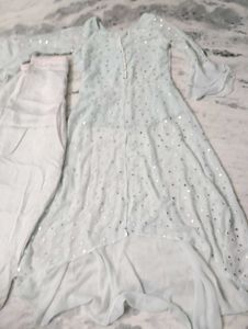 Elegant Sequined Kurta Set