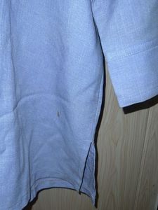 Light Blue Butterfly Embroidered Top