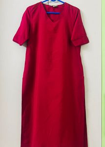 Beautiful Red ethnic Co-ord set