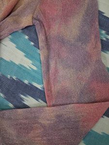 Sparkly Tie-Dye Long Sleeve Top