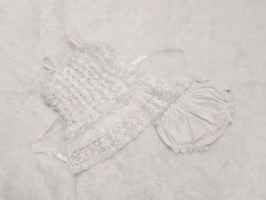 1–2 Years White Party Wear Dress