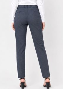 Women's Slim Fit formal blue Trousers