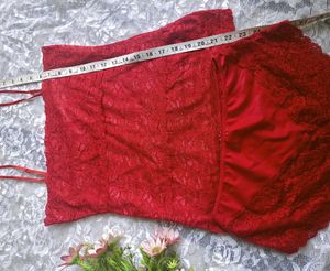 Red Lace Lingerie Set