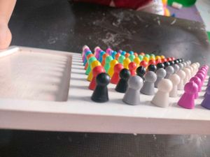 Colorful Peg Board Game Set