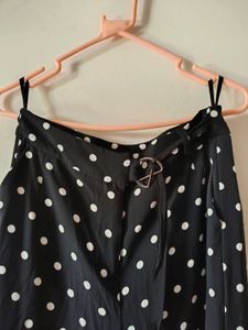 Polka Dot Wide Leg Pants