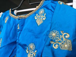 Elegant Blue Lehenga Choli Set