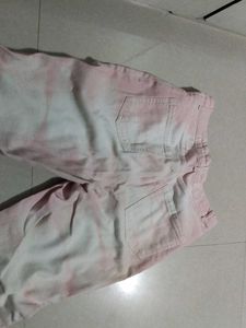 Pink Tie-Dye Jeans
