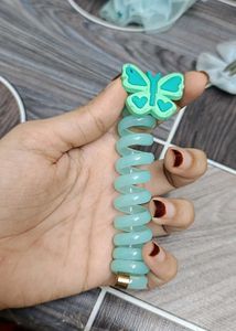 blue Cute Hair Accessories Set