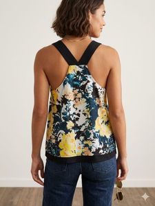 Colorful Abstract Print Tank Top