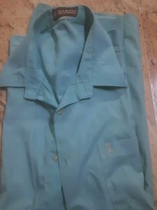 Men's Light Blue Collared Shirt