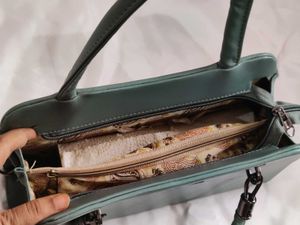 Chic Teal Handbag