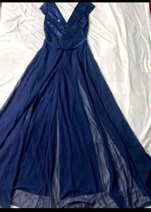 Sparkling Navy Blue Dress