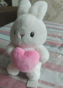 Miniso Adorable Plush Bunny with Heart Collectible