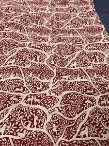 Maroon Tree Print Kurta