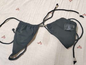 Classic Black Triangle Bikini Top