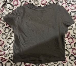 Grey Dragon Graphic Crop Top