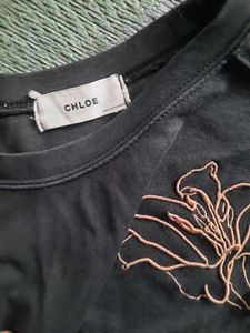 black oversized tshirt